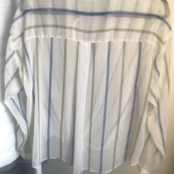 Zara Sheer blouse , size M, *NEWOT - Picture 5 of 12